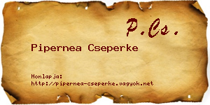 Pipernea Cseperke névjegykártya